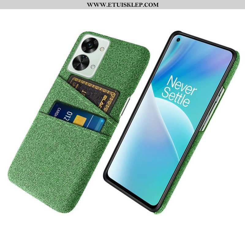 Etui do OnePlus Nord 2T 5G Tkanina O Bardzo Delikatnej Teksturze